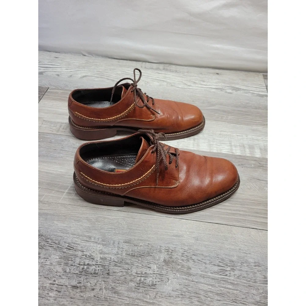 Men's Cole Haan Country Brown Leather Derby Shoes C00165 US 8 D Dress Shoes Sole